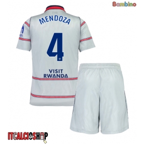 Atletico Madrid Rodrigo Mendoza #4 Terza Maglia Bambino 2026-27 Manica Corta (+ Pantaloni corti)